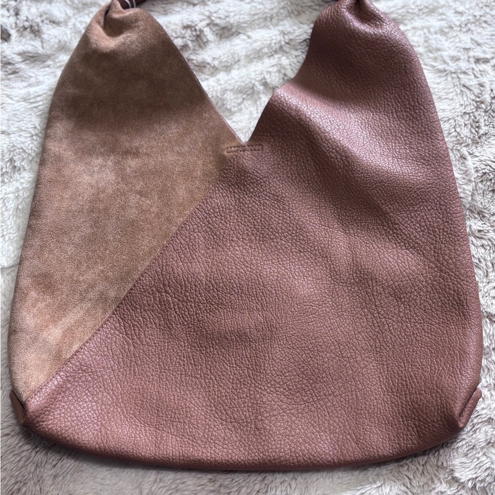 Shiraleah Two-Tone Arden Tote Bag NWT - Picture 2 of 7